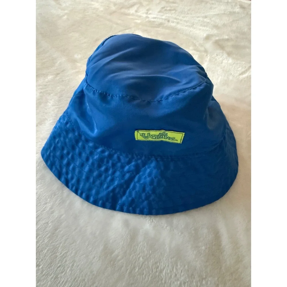 V Skinz Reversible Bucket Hat Blue Shark Print Youth Kids Sun‎ Hat